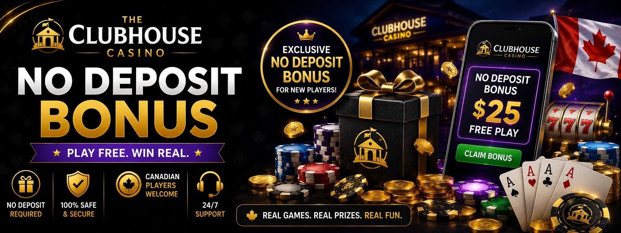 The Clubhouse Casino No Deposit Bonus