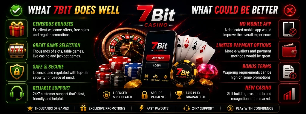What 7Bit Does Well | What Could Be Better