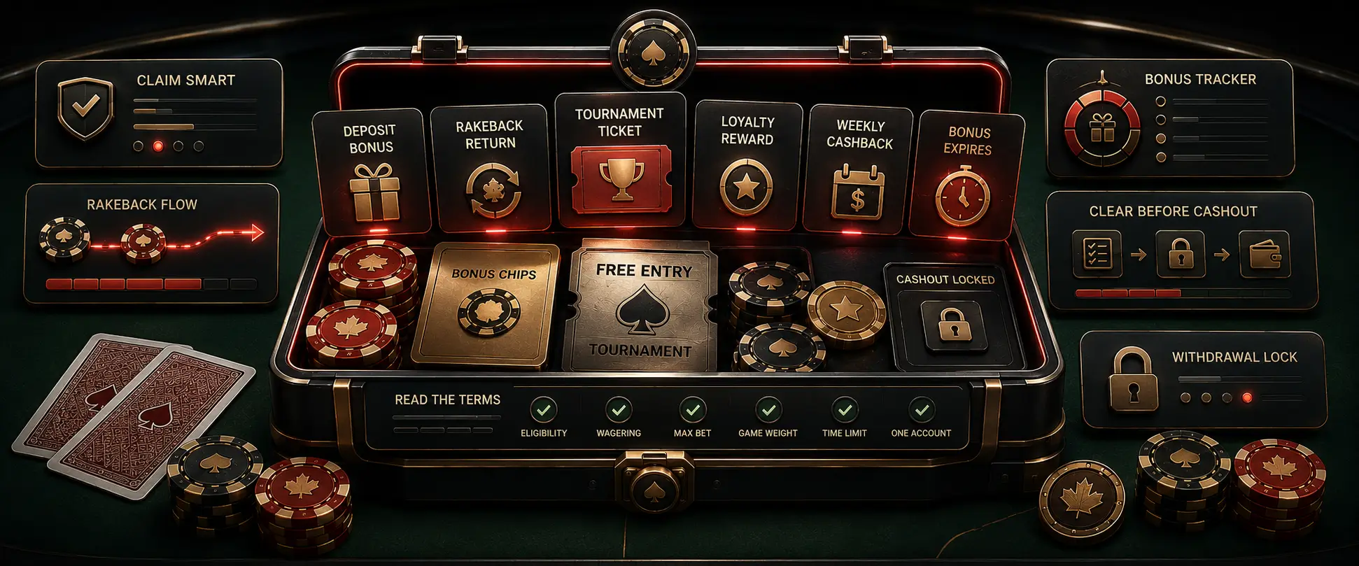 Bonuses, Rakeback and Poker Rewards Can Be Useful — Carefully