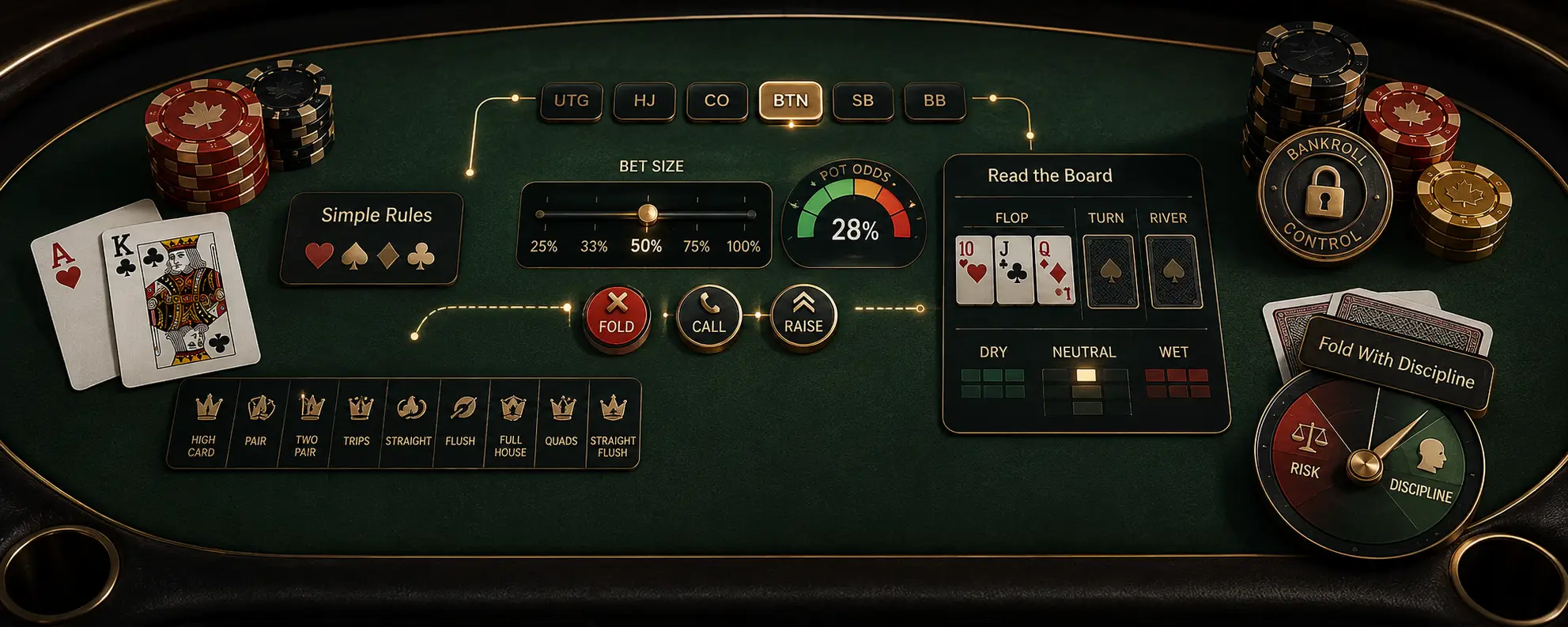 Texas Hold’em Is Easy to Learn, Not Easy to Play Well