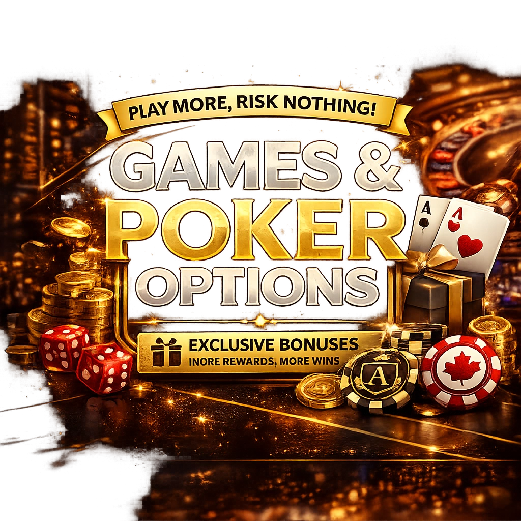 Games and Poker Options