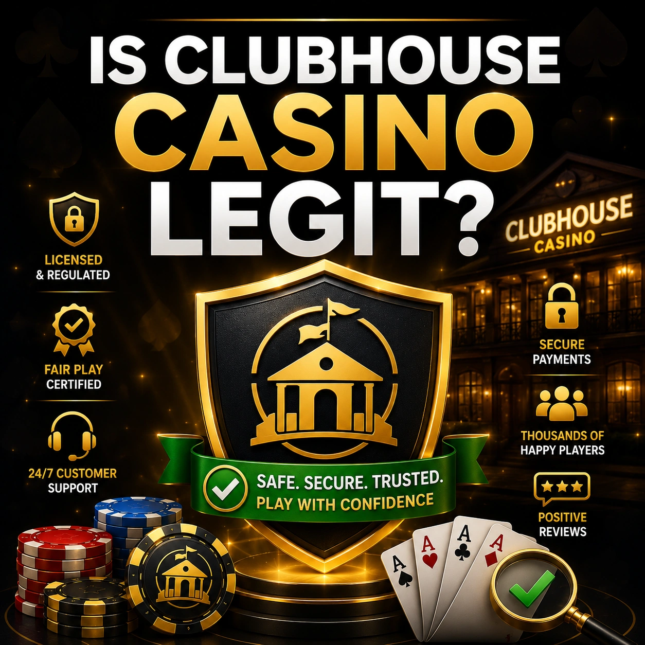 Is Clubhouse Casino Legit?